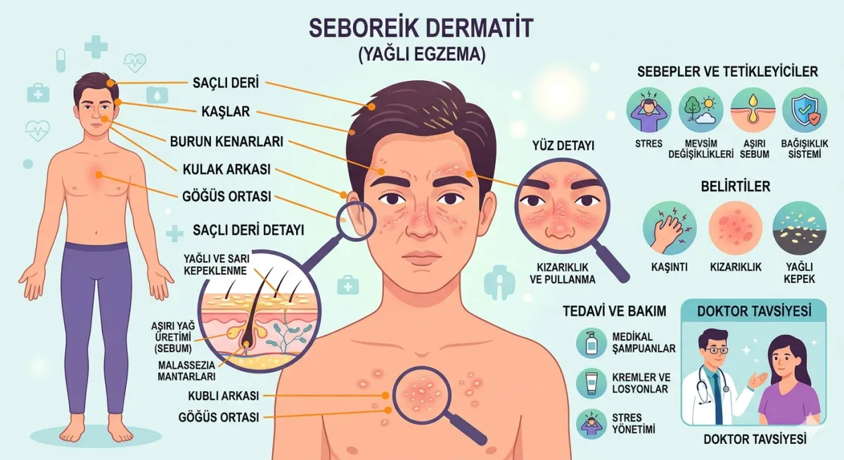 Yağlı Egzema (Seboreik Dermatit)