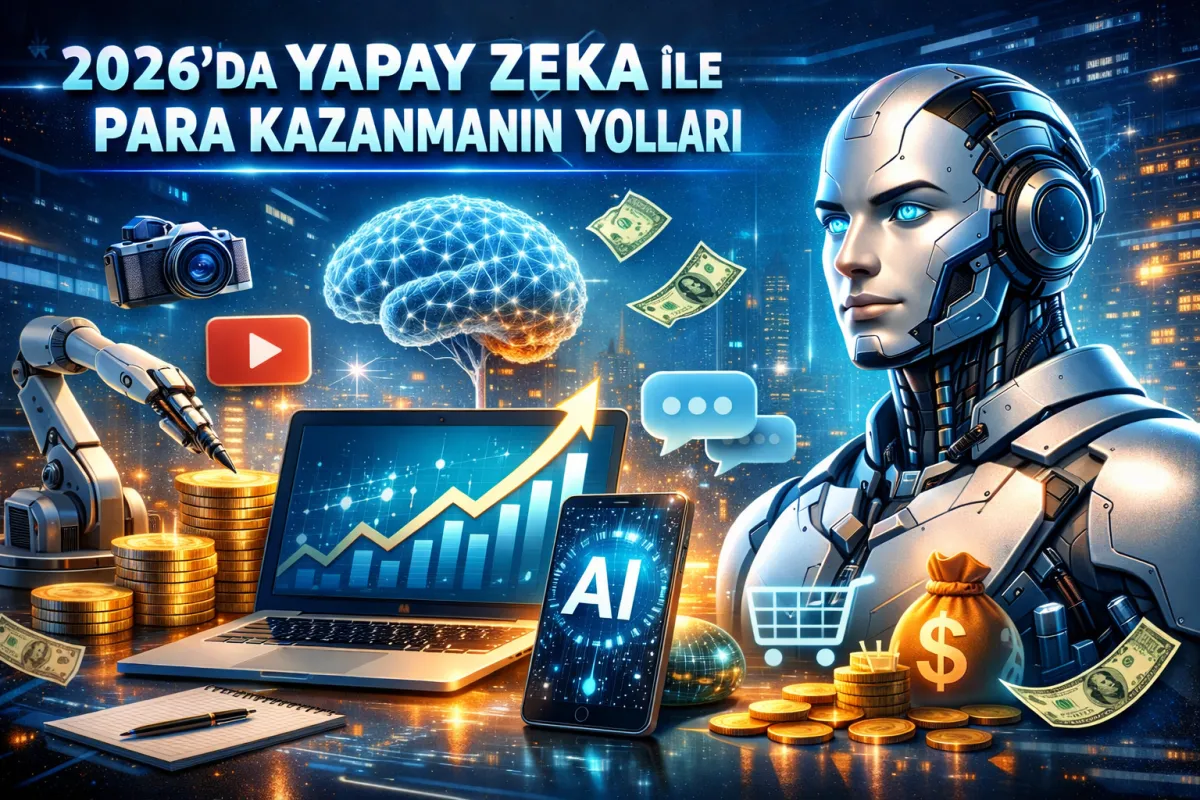 2026’da Yapay Zeka ile Para Kazanmanın 10 Gerçek Yolu